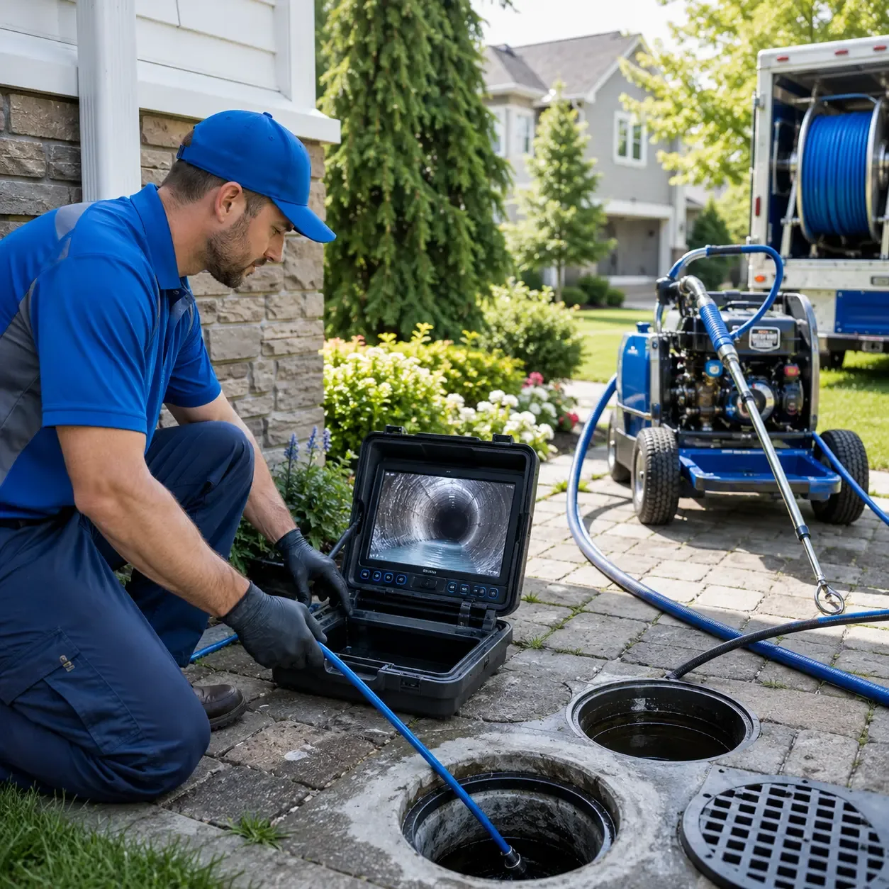Outdoor drain cleaning professionals serving Allenhurst, NJ