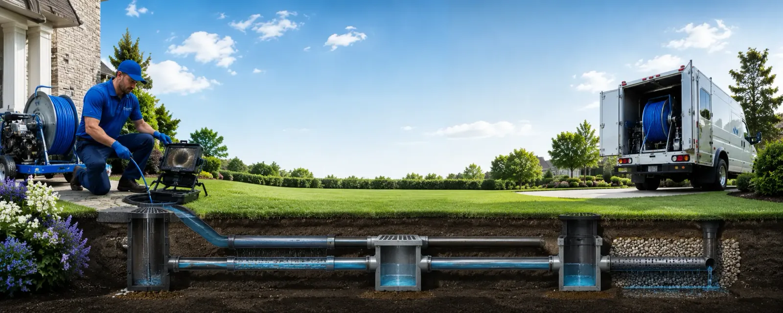 Outdoor drain cleaning information for Allenhurst, NJ